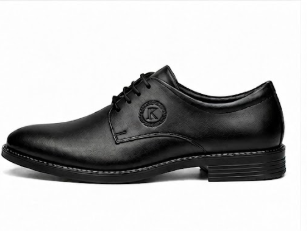 Kingsbridge Men's Handcrafted Genuine Leather Royal Oxford Dress Shoes (Black)